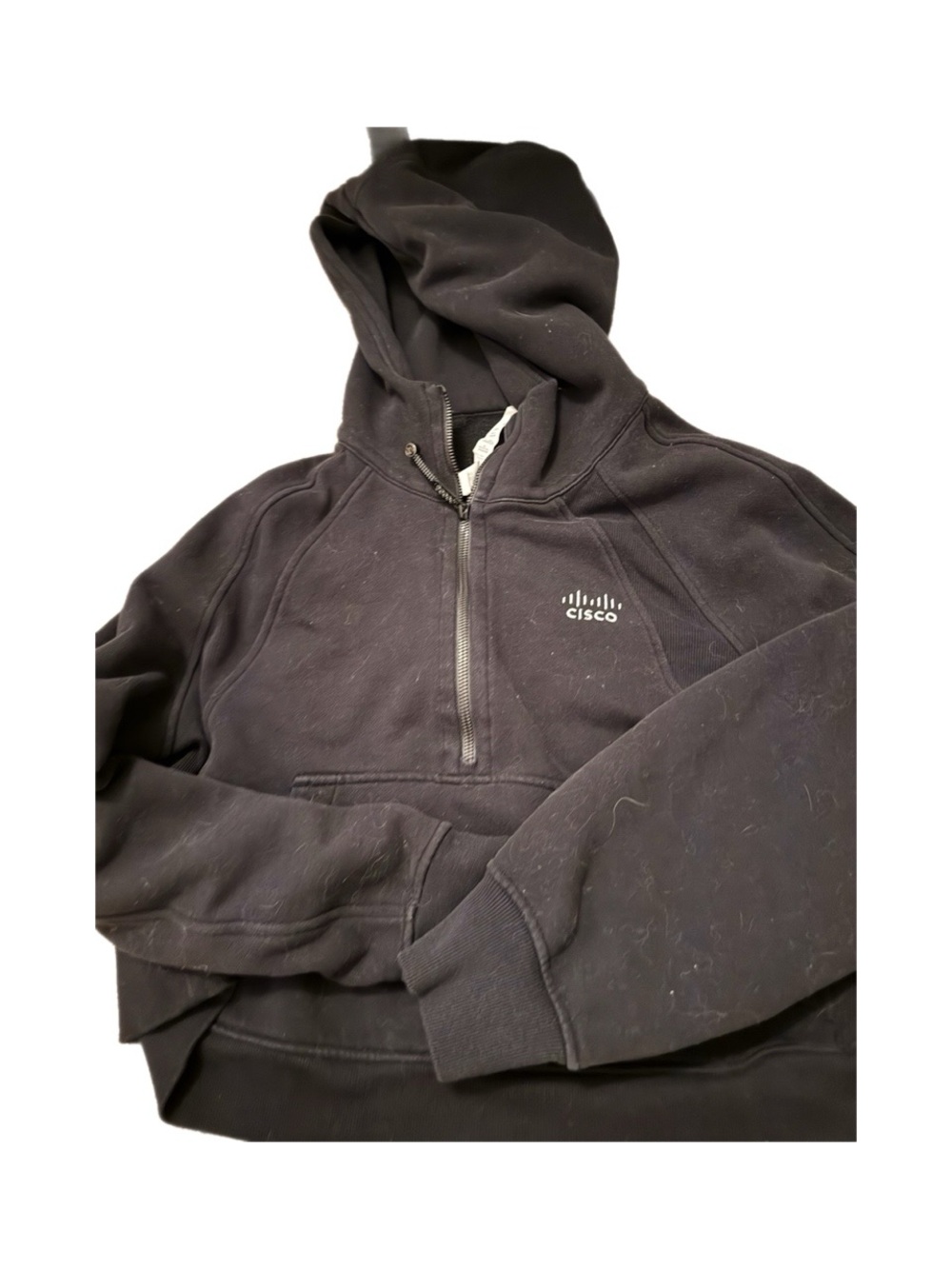 Lululemon M/L Cisco Black Half-Zip Scuba Sweatshirt for Women